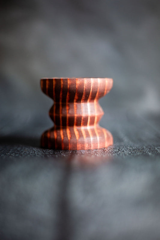 Candle Pedestal / Cherry stain