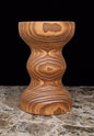 5" Candle Pedestal Walnut Stain